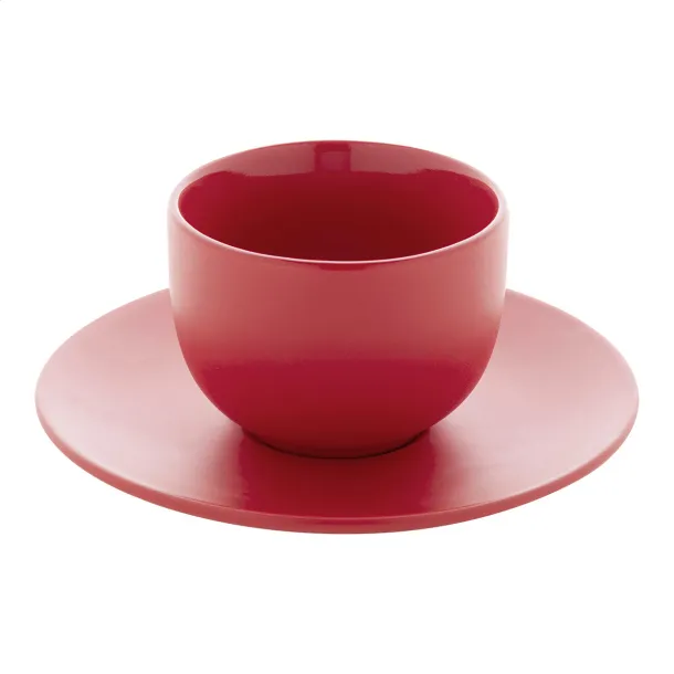 Caturra Plus set šalica za cappuccino Crvena