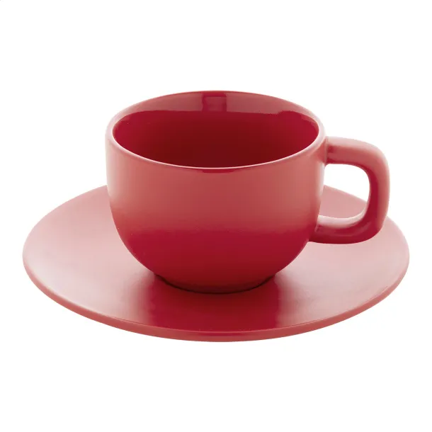 Caturra Plus cappuccino cup set Red