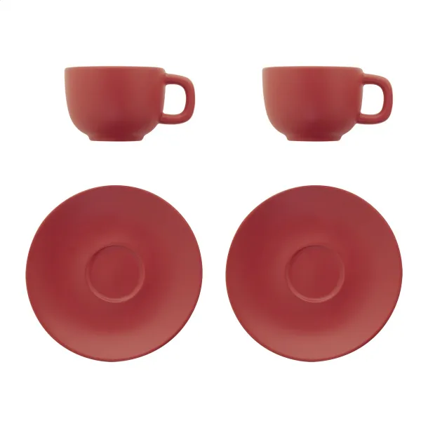 Caturra Plus cappuccino cup set Red