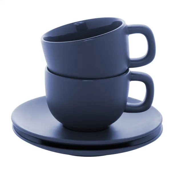Caturra Plus cappuccino cup set Dark blue