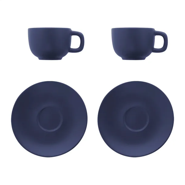Caturra Plus cappuccino cup set Dark blue