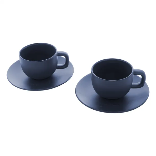 Caturra Plus cappuccino cup set Dark blue
