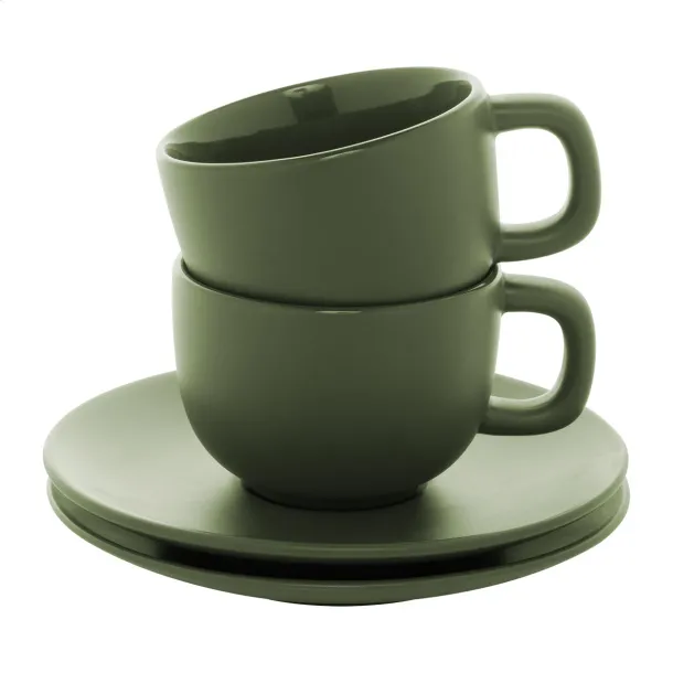 Caturra Plus set šalica za cappuccino Zelena