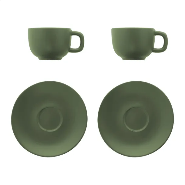 Caturra Plus set šalica za cappuccino Zelena