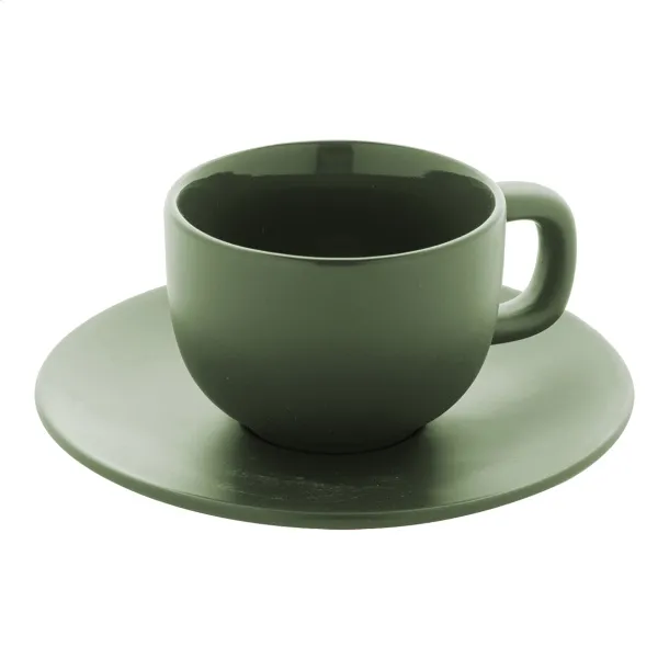 Caturra Plus cappuccino cup set Green