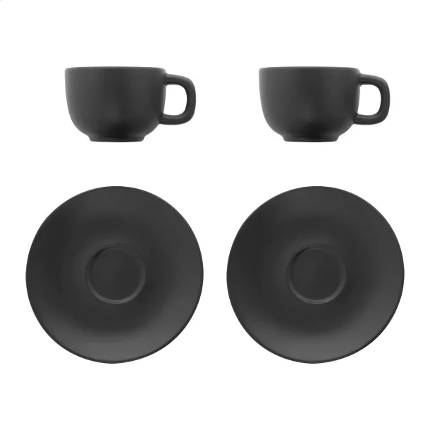 Caturra Plus cappuccino cup set Black
