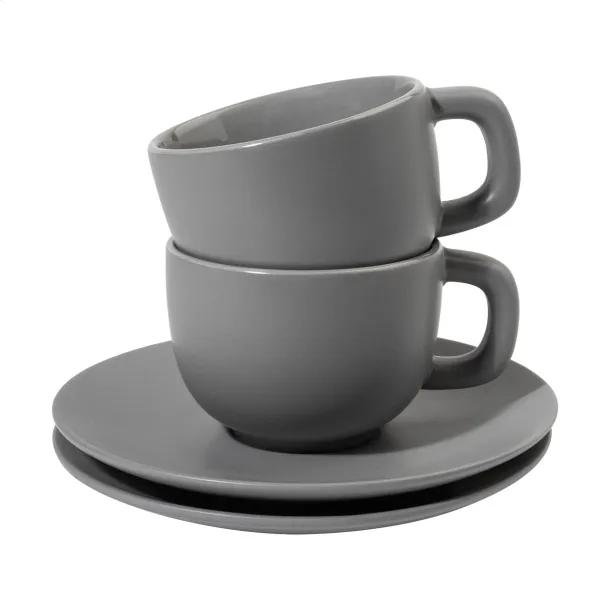 Caturra Plus set šalica za cappuccino Siva