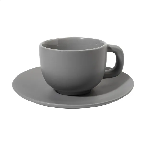 Caturra Plus set šalica za cappuccino, 200 ml Siva