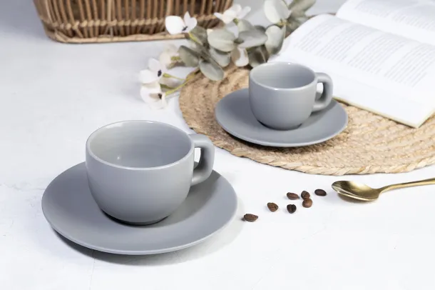 Caturra Plus cappuccino cup set Grey