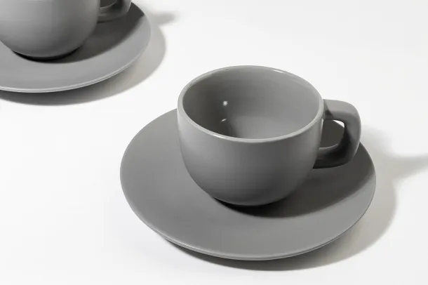 Caturra Plus set šalica za cappuccino Siva