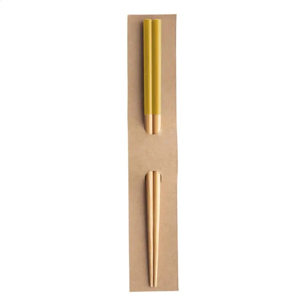 Sinicus bamboo chopsticks Yellow Natural