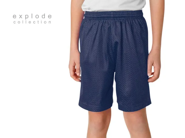 SPORTY KIDS kid’s sports shorts - EXPLODE Blue