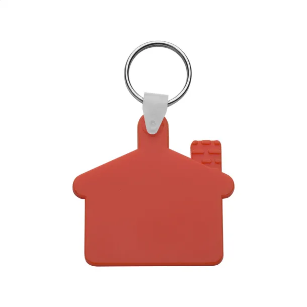 Cottage keyring Red