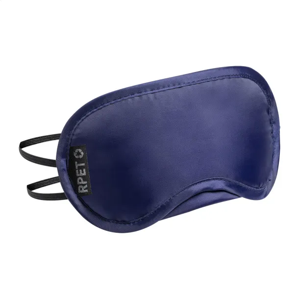 Jetlag RPET travel eye mask Dark blue