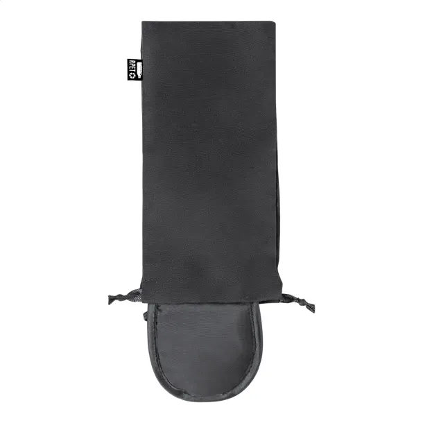 Jetlag RPET travel eye mask Black