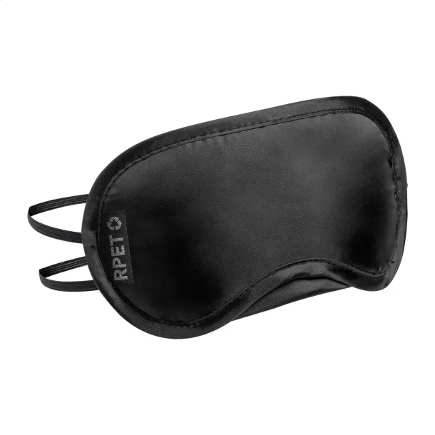Jetlag RPET travel eye mask Black