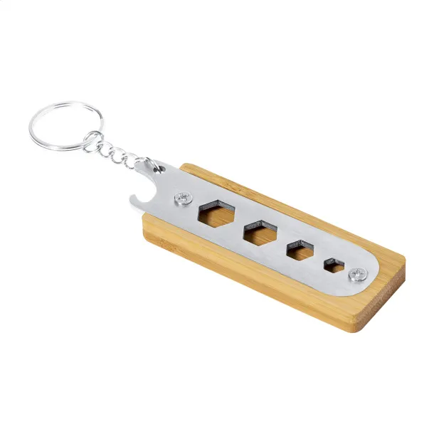 Farina multi tool keyring Natural