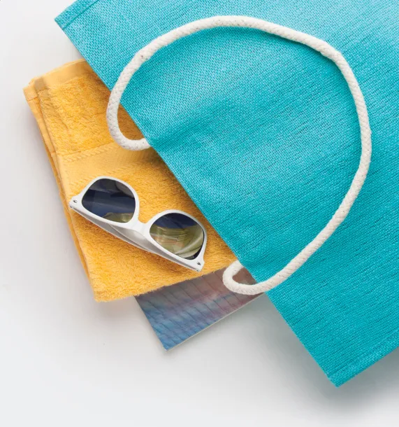 Zylta beach bag Turquoise