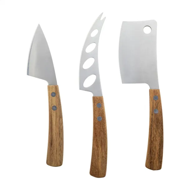 Fontina cheese knife set Natural