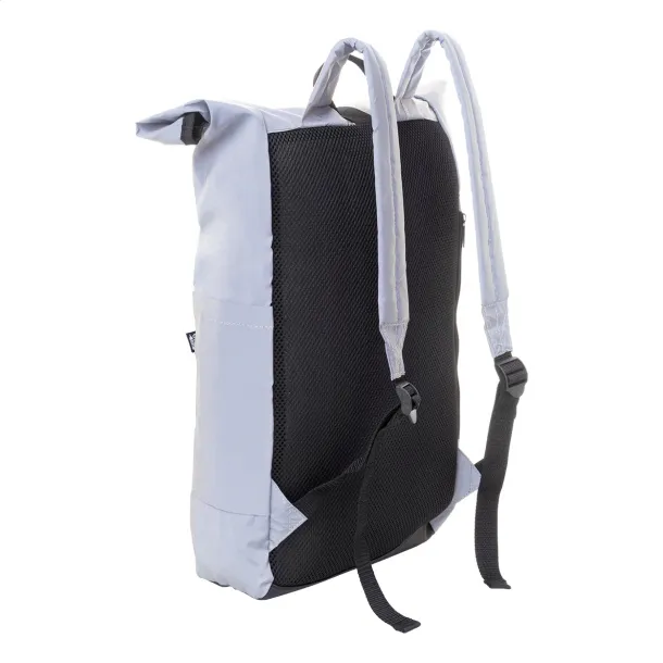 Lumiroll reflective RPET backpack Silver