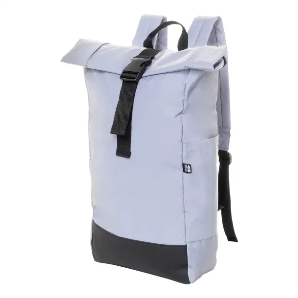 Lumiroll reflective RPET backpack Silver