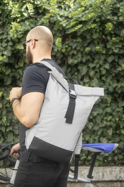 Lumiroll reflektirajući RPET ruksak za 15" laptop Srebrna