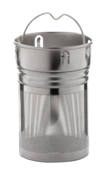 Andina staklena termo boca, 420 ml Prozirno Prirodna