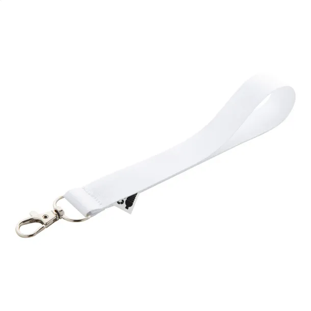 SuboFob RPET custom keyring White