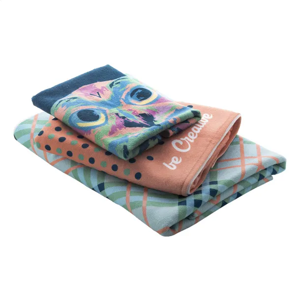 CreaTowel L ručnik za sublimaciju, 400 g/m². Bijela