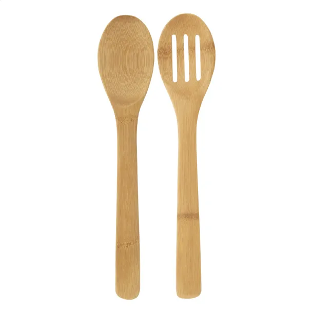 Escaro salad spoon set Natural