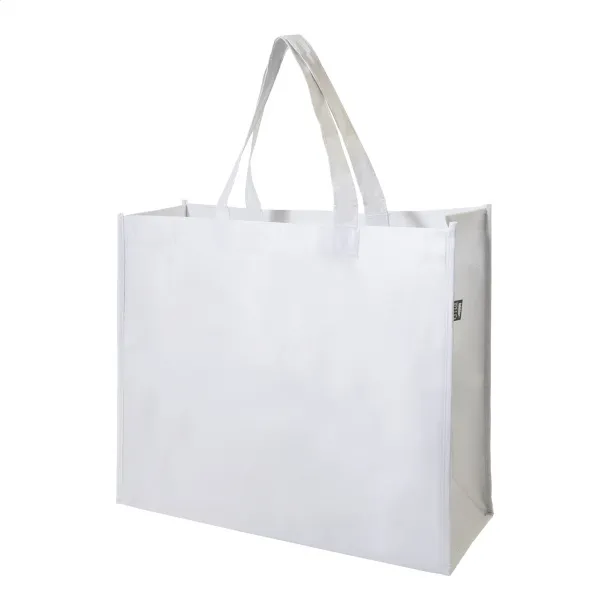 Laster shopping bag White