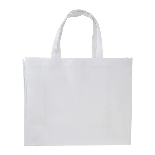 Laster shopping bag White