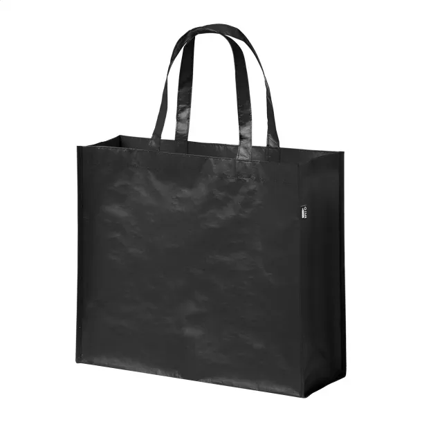 Laster shopping bag Black