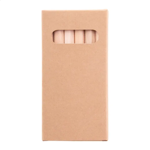 Penxil 6 Eco custom 6 pc pencil set Natural