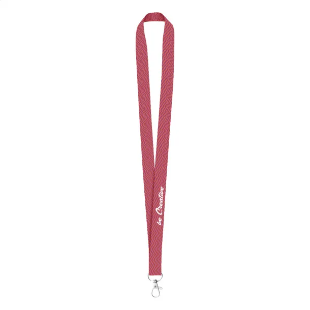 Subyard A custom sublimation lanyard White