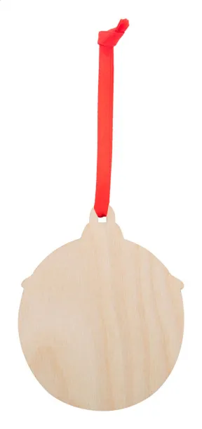 Skaland Christmas tree ornament, Santa Claus White Red
