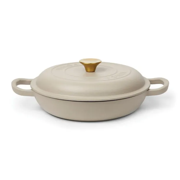  VINGA Monte enameled cast iron sauté pan - Vinga Warm Grey 3 