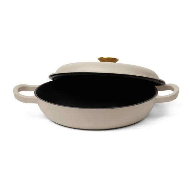  VINGA Monte enameled cast iron sauté pan - Vinga Warm Grey 3 