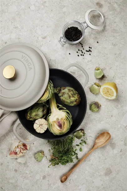  VINGA Monte enameled cast iron sauté pan - Vinga Siva 