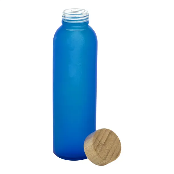Cloody glass sport bottle Blue
