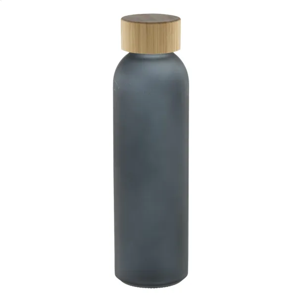 Cloody staklena sportska boca, 500 ml Crna