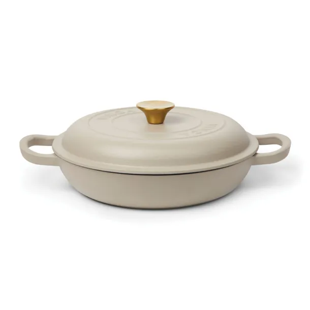  VINGA Monte enameled cast iron sauté pan - Vinga Warm Grey 3 