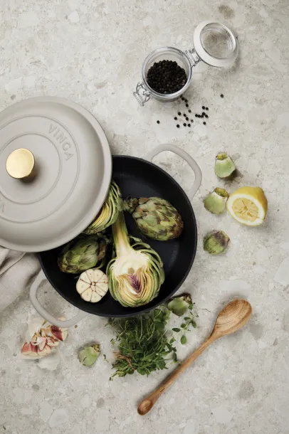  VINGA Monte enameled cast iron sauté pan - Vinga Siva 