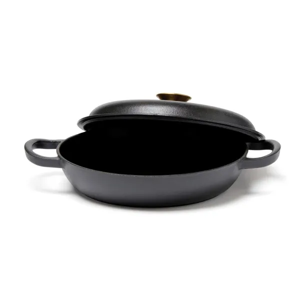  VINGA Monte enameled cast iron sauté pan - Vinga Black 