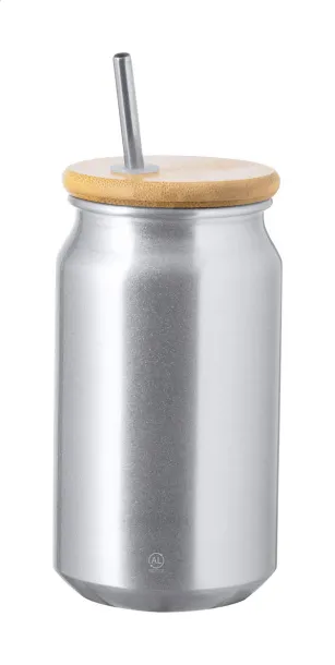 Divern mason jar cup Silver