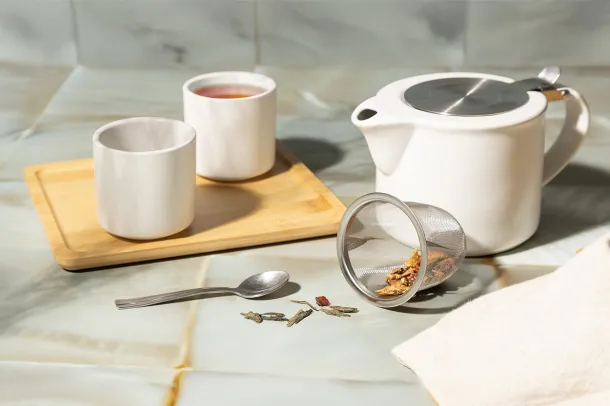 Baicha tea set White