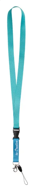 Subyard D RPET custom sublimation lanyard White