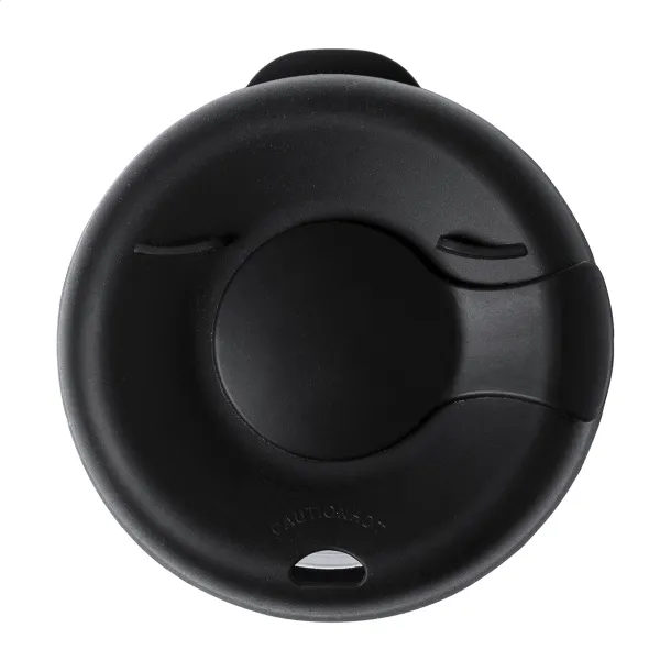 Corgla glass travel mug 300 ml Transparent Black