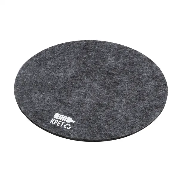 Hefe RPET felt coaster Dark grey