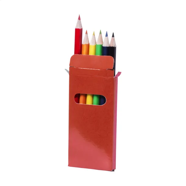 Lionni 6 pc pencil set Red